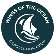 Logo de l'association Wings of the ocean dans laquelle Baltis reverrse 1% des investissements